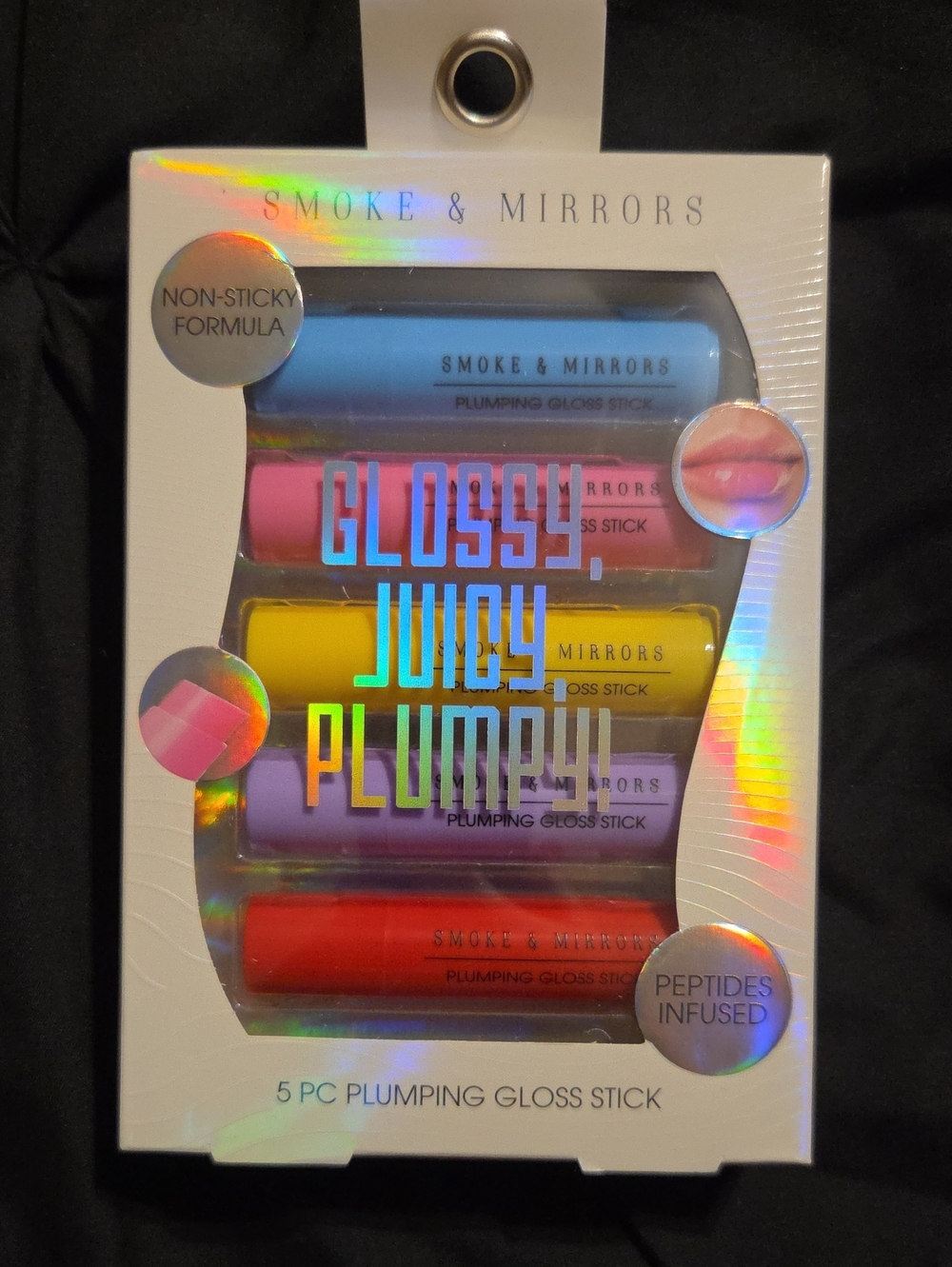 Glossy Juicy Plumpy 5-Pack Lip Gloss Sticks - Multi Color